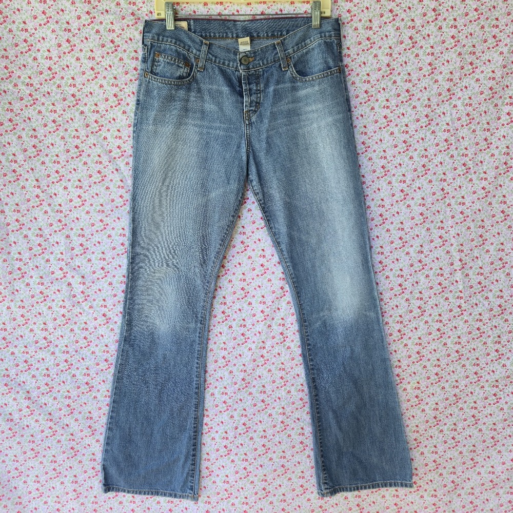Vintage Abercrombie & Fitch Jeans Womens 6 Flare Bootcut Medium Wash Made In USA
